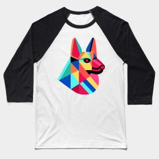 German Shepherd Pop Art Dog Owner Vintage Men Women Kids Baseball T-Shirt